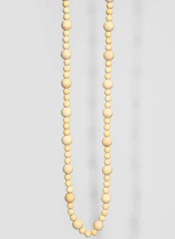 6ft Long Wood Bead Garland