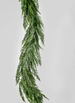 6ft Real Touch Thuja Pine Garland