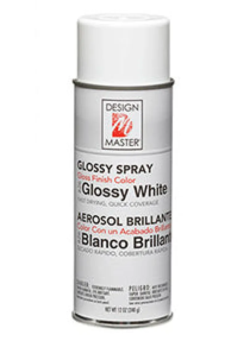Glossy White Lacquer Spray Paint #626