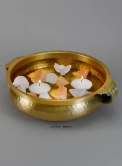 Gold Aluminum Urn Bowls