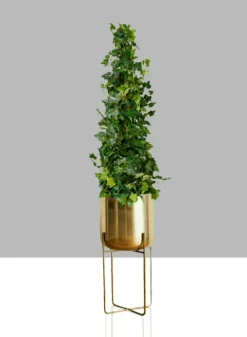 Gold Soho Planter With Stand