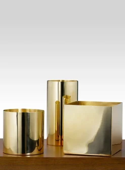 Gold Stainless Steel Cylinders