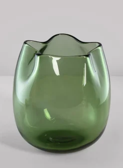 Green Boyton Art Deco Glass Vase