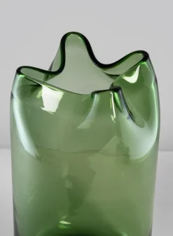 Green Boyton Art Deco Glass Vase