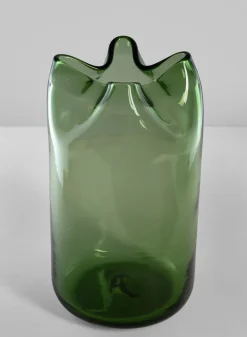 Green Boyton Art Deco Glass Vase