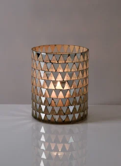 Harem Mirror Mosaic Glass Cylinder