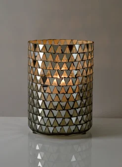 Harem Mirror Mosaic Glass Cylinder