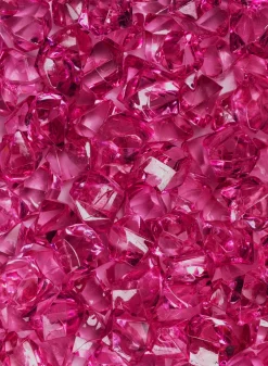 Hot Pink Acrylic Sea Glass