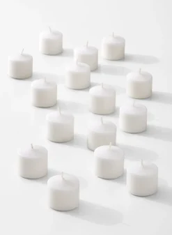 10-Hour White Votive, Set of 36