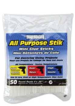 4in All Purpose Glue Sticks, Pack Of 50