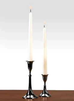 4 1/2in Blackened Bronze Candlestick