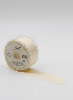 1 1/2in Cream Swiss Satin Ribbon
