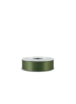 1in Dark Moss Swiss Satin Ribbon