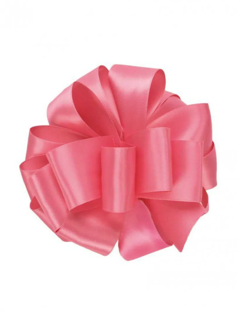 5/8in & 1 1/2in Hot Pink Double Face Satin Ribbon