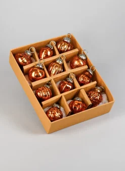 1.5in - 2in Long Mini Copper Mercury Ornaments