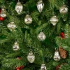 1.5in - 2in Long Mini Silver Mercury Ornaments