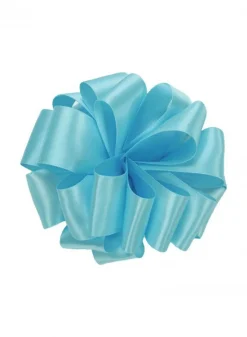 5/8in & 1 1/2in Ocean Blue Double Face Satin Ribbon
