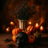 3in - 4in Wide Assorted Pumpkins, Set of 6