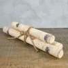 19.5in Long Artificial Birch Pole Stack, Set of 3