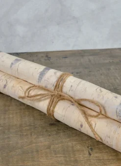 19.5in Long Artificial Birch Pole Stack, Set of 3