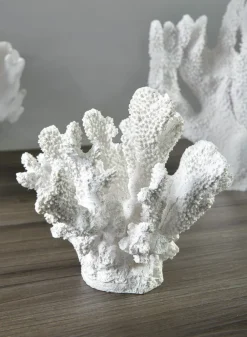 6in Long Artificial White Finger Coral