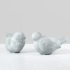 5in Long Atelier Antiqued Cement Bird, Case of 2