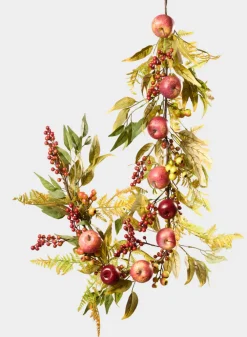 60in Long Autumn Harvest Festive Garland with Apples