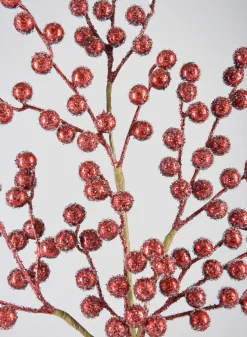 29in Long Beaded Berry Spray