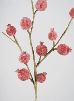 27in Long Beaded Pomegranate Spray