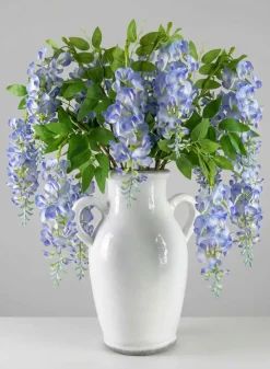 37in Long Blue Wisteria Spray, Case of 12