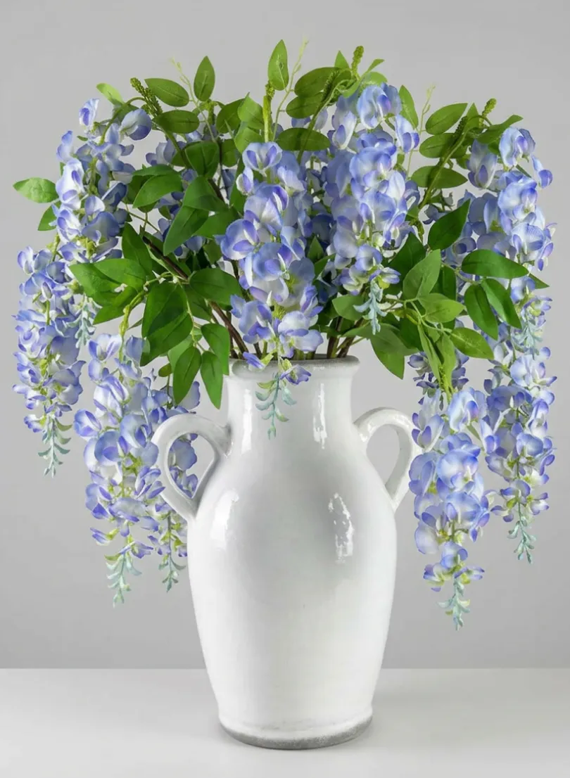 37in Long Blue Wisteria Spray, Case of 12