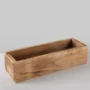 15.75in Long Burnt Wood Flower Box