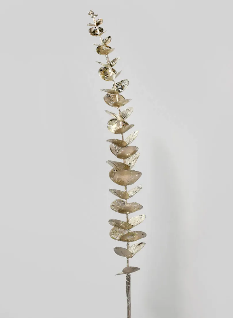 25in Long Champagne Eucalyptus Spray