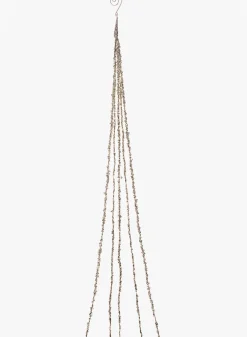 40in Long Champagne Gold Beaded Multi-string Garland, Case of 12