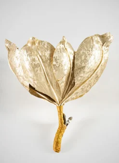 7in Long Champ Magnolia Flower with Clip, Case of 12