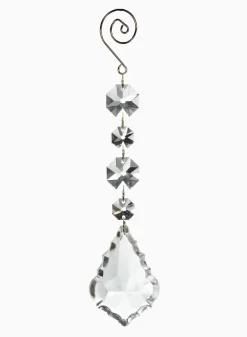 5.5in Long Crystal Ornament