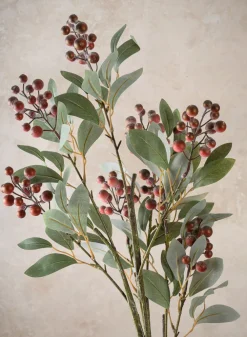 34in Long Evergreen Red Berry Pick, Case of 12