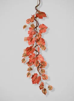 54in Long Fall Grape Leaf Garland, Case of 6