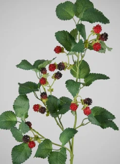 29in Long Faux Red/Black Raspberry Stem, Case of 12