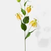 46in Long Flame Orange Gloriosa Lily Spray, Case of 12
