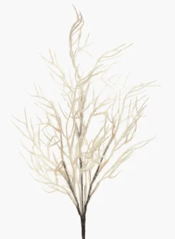 35in Long Flocked Snow Coral Branch, Case of 12