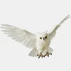 18in Long Flying White Owl