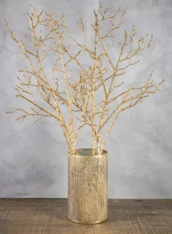 47in Long Glitter Painted Twig Branch