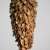 5in Long Glitter Tip Pine Cone Ornament