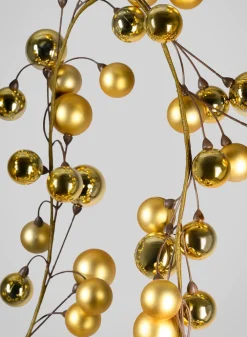69in Long Gold Ball Garland