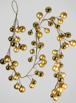 69in Long Gold Ball Garland