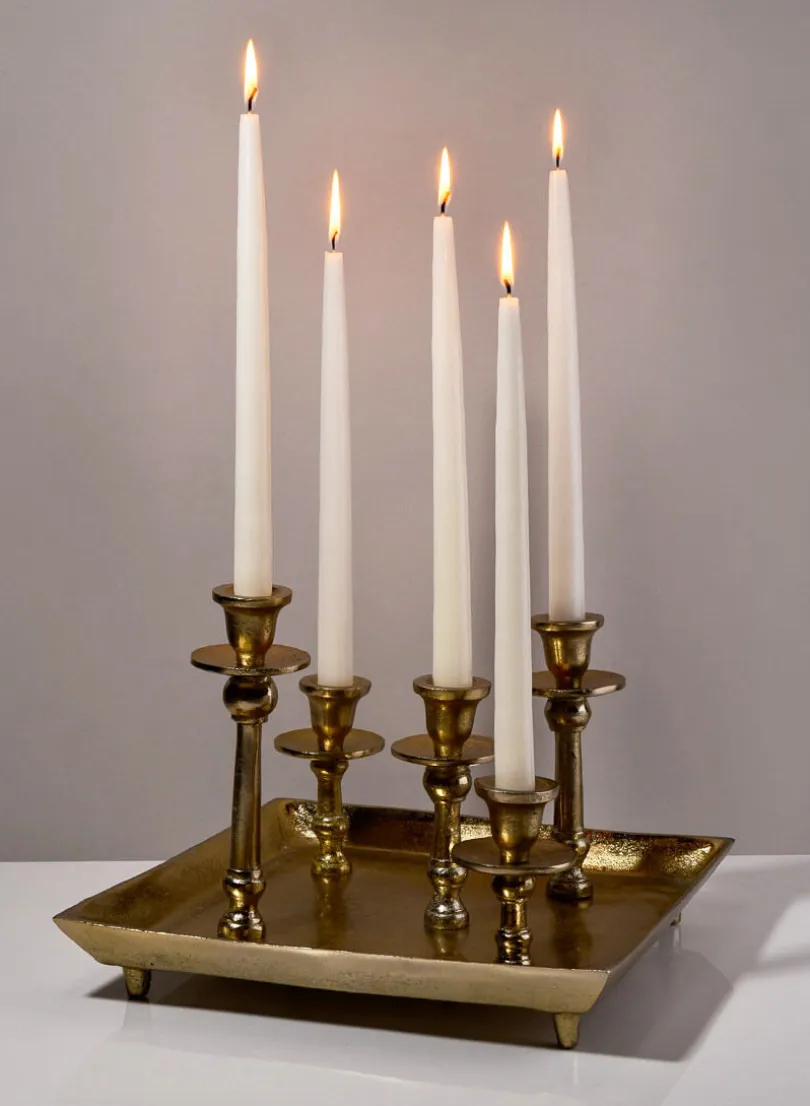 12.75in Long Gold Candlesticks Stand