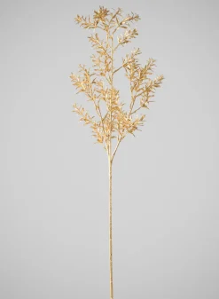 35in Long Gold Floral Deco Pick, Case of 12
