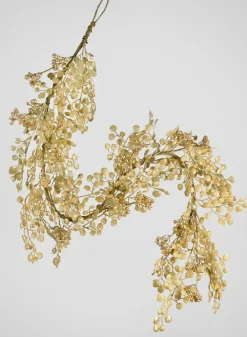 60in Long Gold Glitter Garland