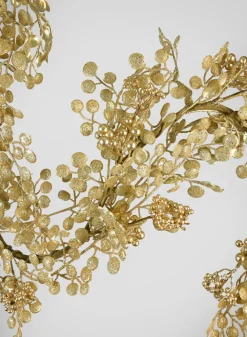 60in Long Gold Glitter Garland